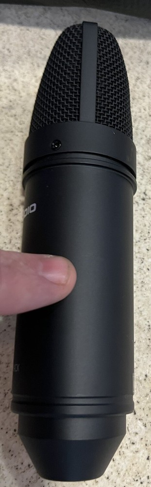 M Audio Nova Black Condensor Microphone W/Padded Carry Case & Sock - SEE PICS