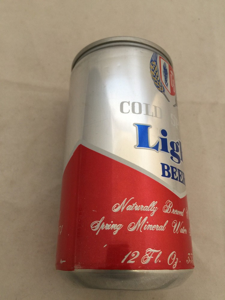 Cold Spring Light Aluminum Minnesota Beer Can 12oz Bottom Opened Great Shape!