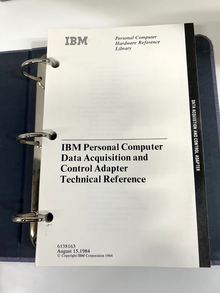 IBM Data Acquisition and Control Adapter Technical Support Manual