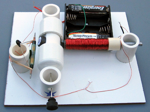 DIY SIMPLE REED SWITCH MOTOR KIT #3 SCIENCE FAIR PROJECT ELECTRICITY EDUCATIONAL