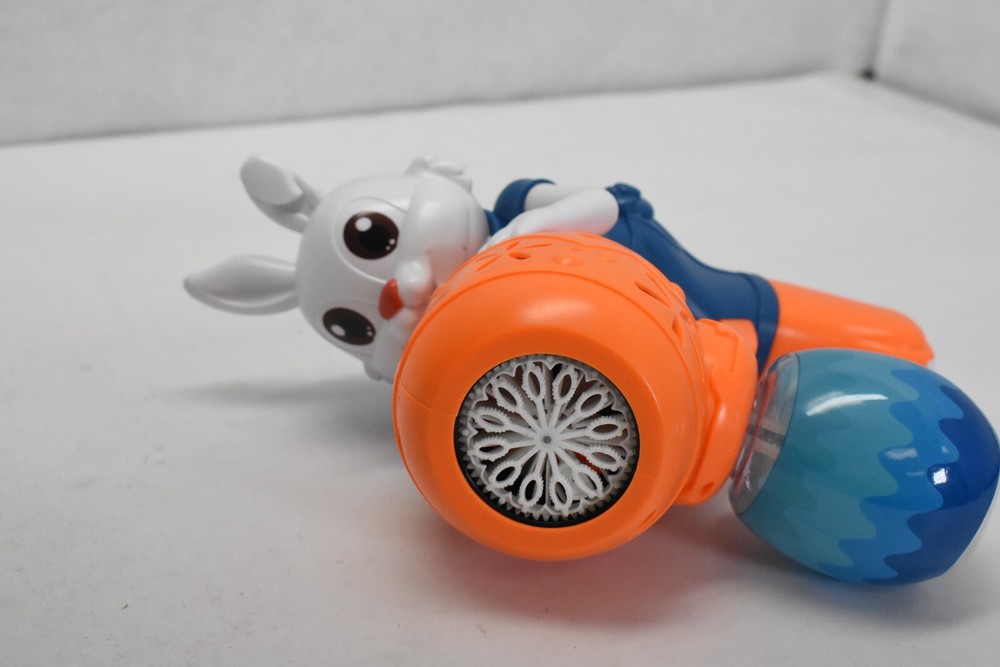 Rabbit Bubble Gun For Kids Automatic Bubble Blower 2 Pack With Bubble Liquid