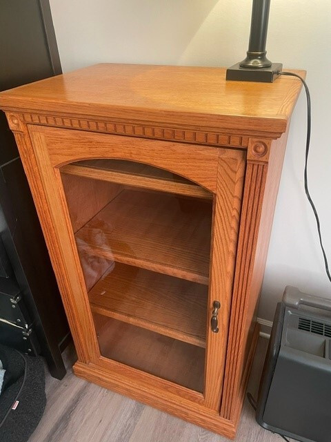 Oak Entertainment Cabinet