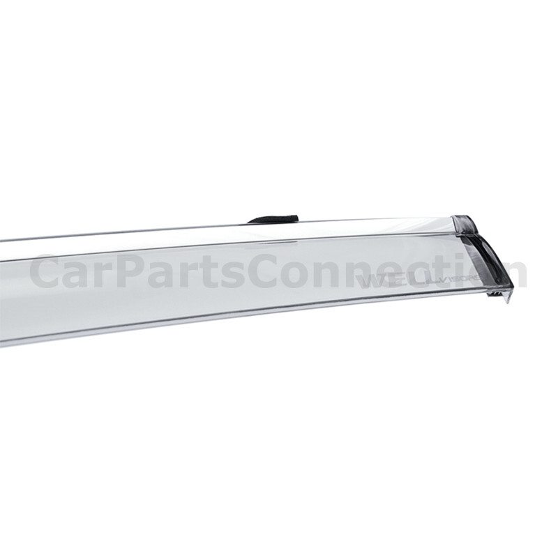 Wellvisors For Mitsubishi Eclipse Cross 18-23 Window Visor Deflector Chrome Trim