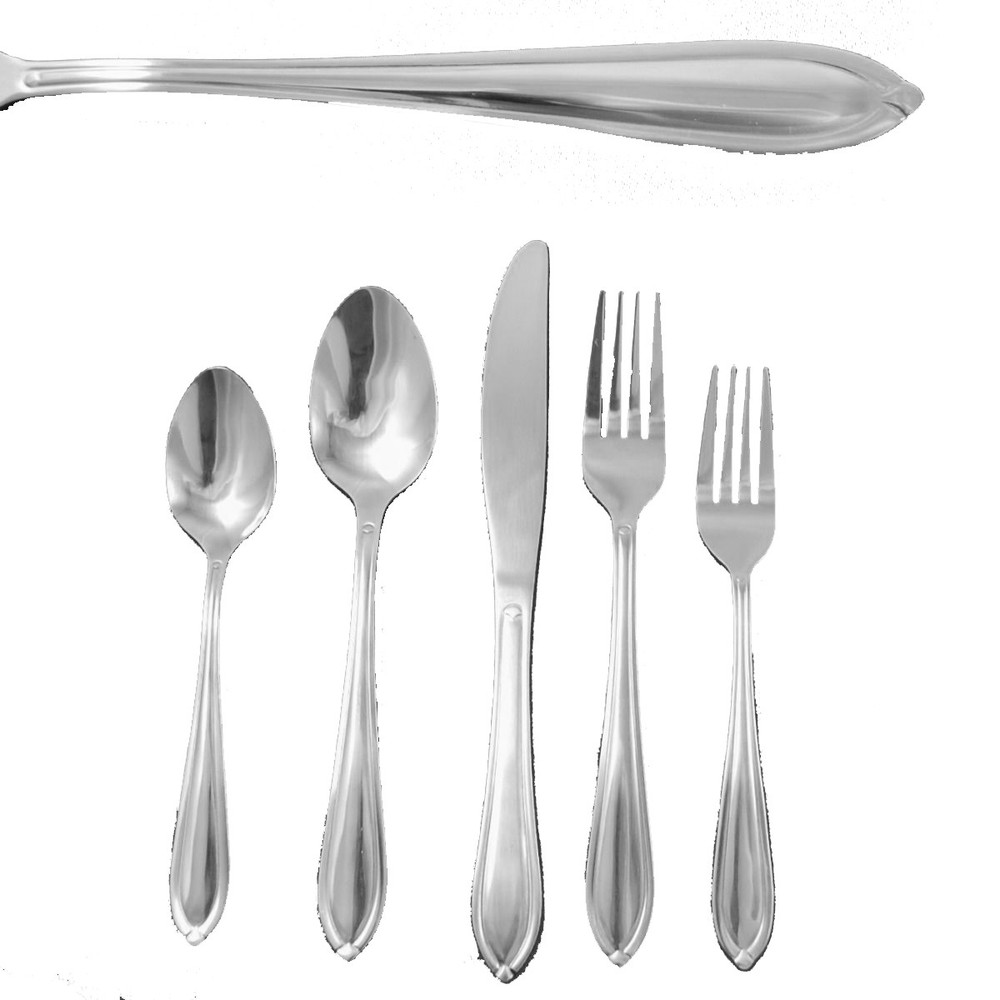 Essential Home Ginger New 20 Piece box Set Stainless  Classic Flatware