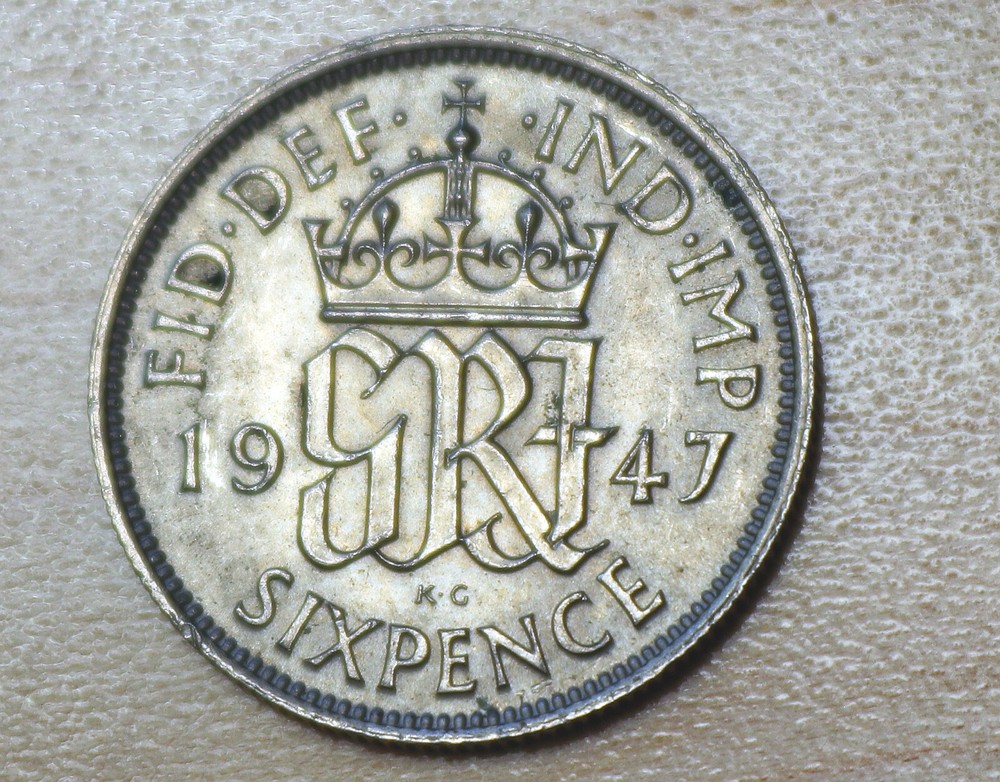 1947 Great Britain 6 Pence