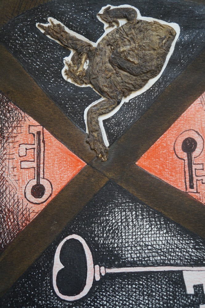 Mixed Technique Composition by Claude Lagouche (1943-2020)