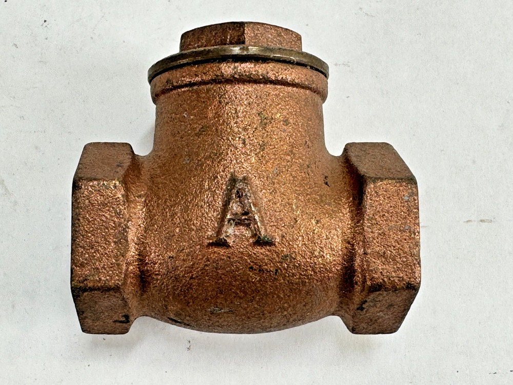 Bronze Swing Check Valve 3/4" Class 125 NPT Thread Ends