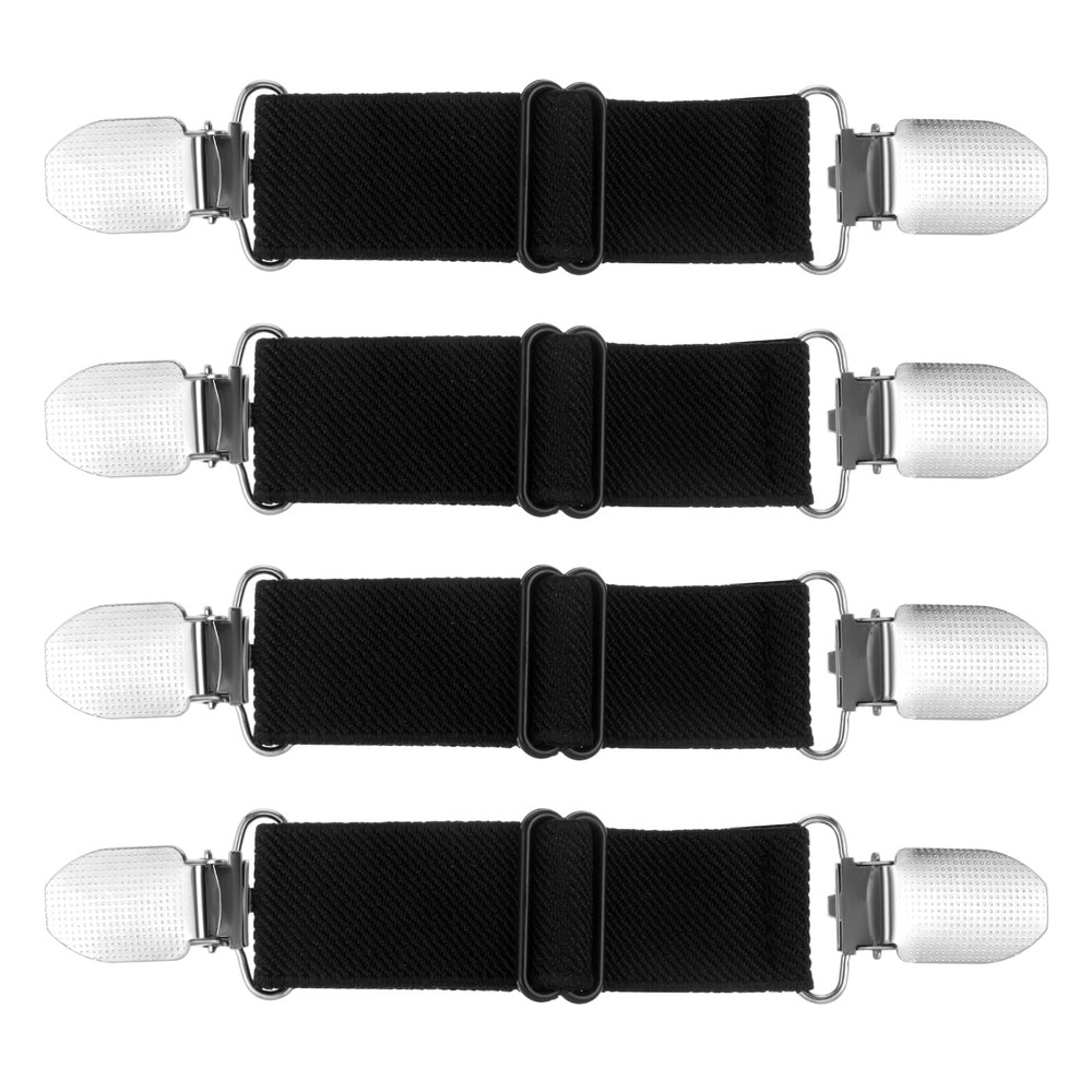 4PCS Adjustable Boot Straps Cowboy Elastic Clips