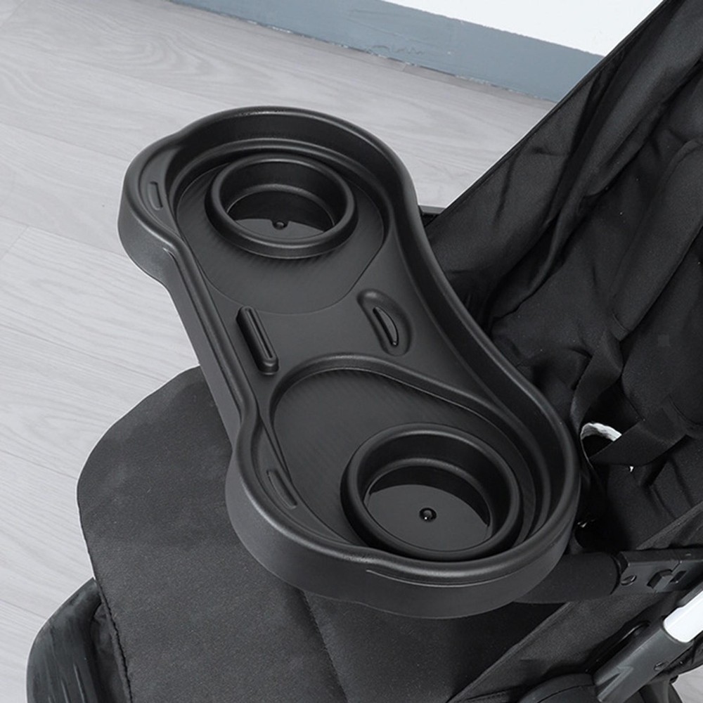 Universal Stroller Snack Tray Spacious Easy Clean Stroller Tray Attachment