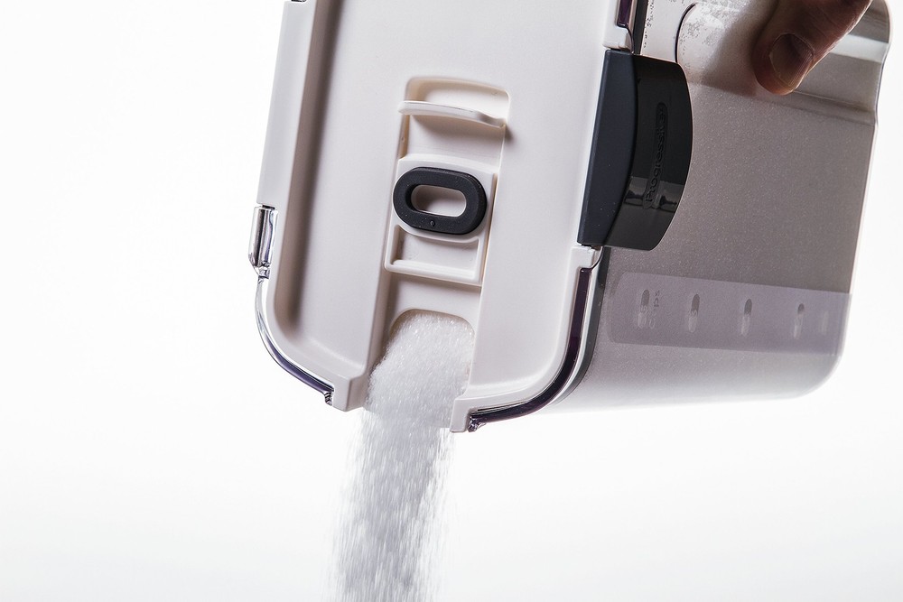 Sugar & Bread Storage Container – Clear, Airtight Seal for Freshness