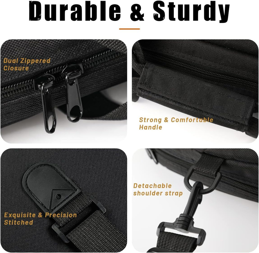 Compound Bow Case Soft Light-Weight Bow Bag with Arrow Pocket and Backpack Strap
