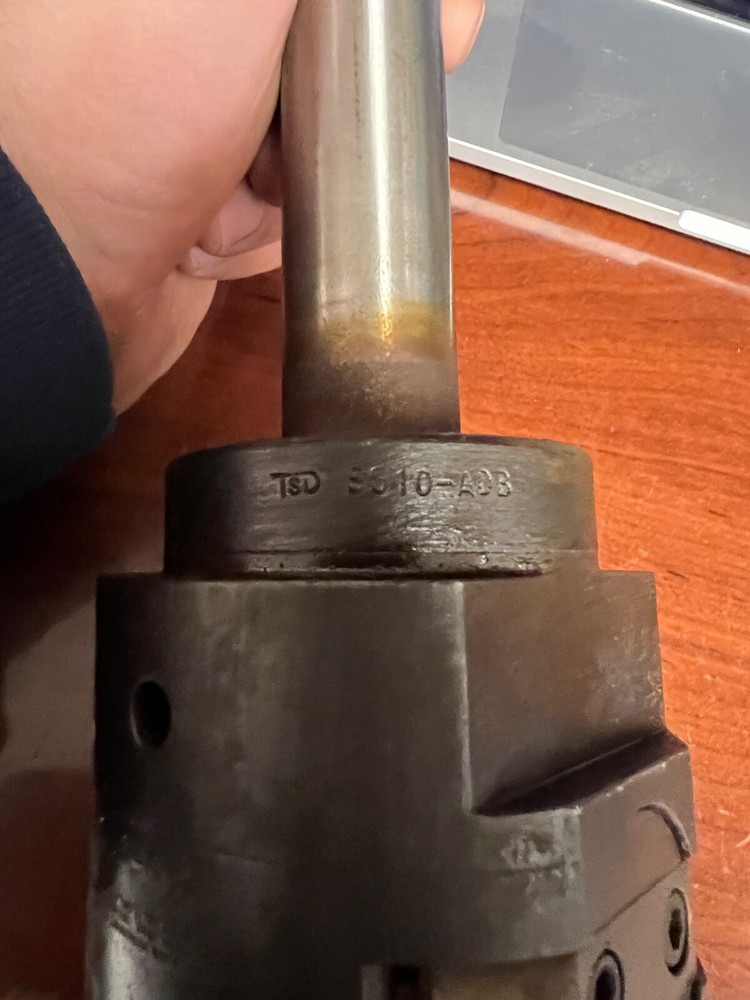 DEVLIEG MICROBORE GAH-07 050 ADJ. BORING HEAD STRAIGHT SHANK 1"