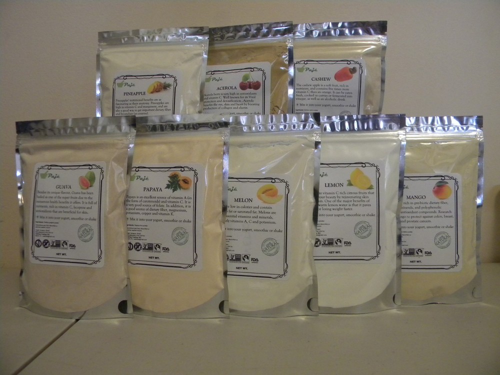 Pineapple fruit powder 8oz 1/2lb PAJE Immune system support, Bone strength