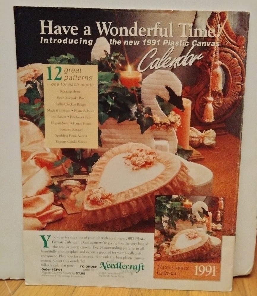 Plastic Canvas Magazine Pattern Book - September/ October 1990 - Issue No. 10