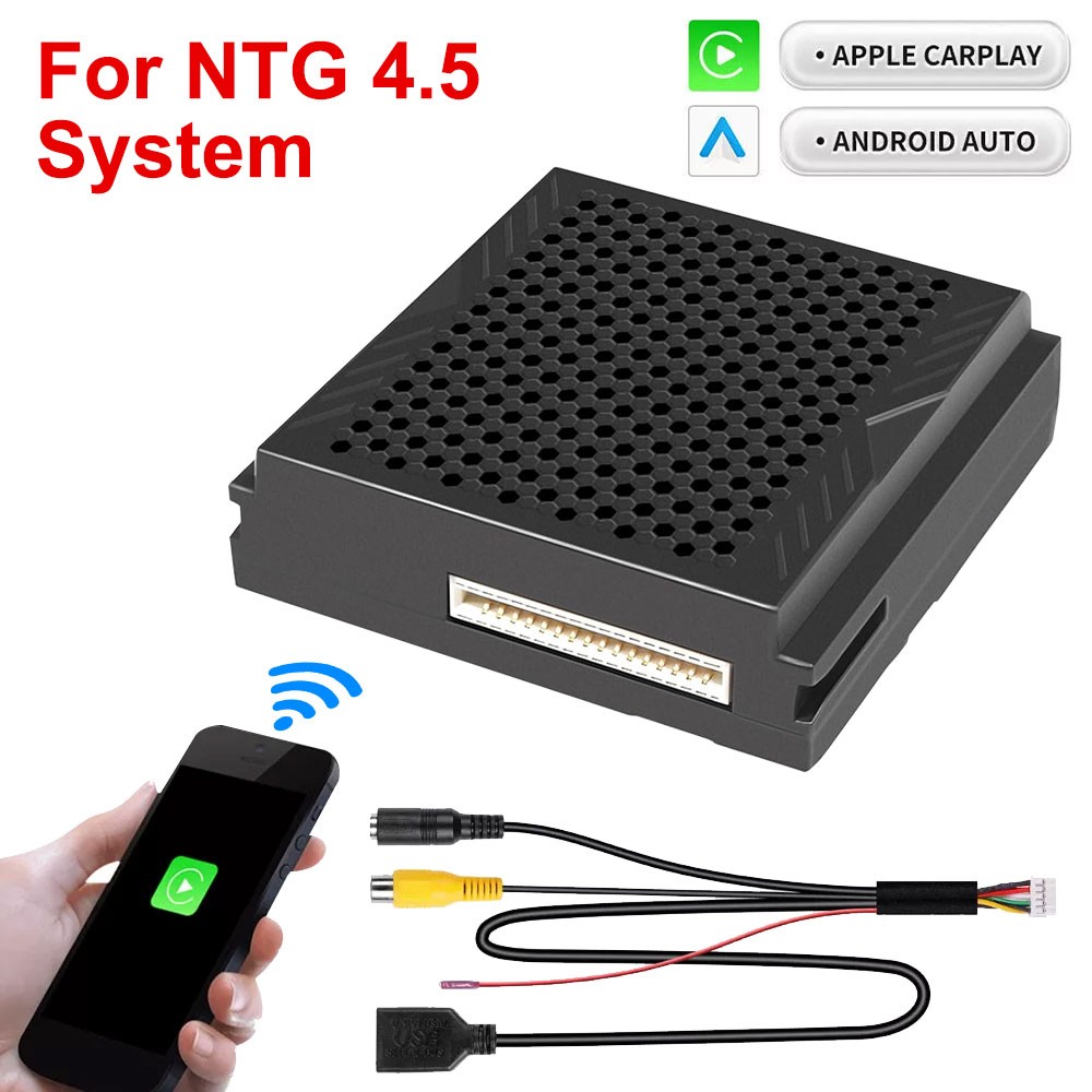 Wireless Apple CarPlay Android Auto For Mercedes Benz NTG 4.5 Module
