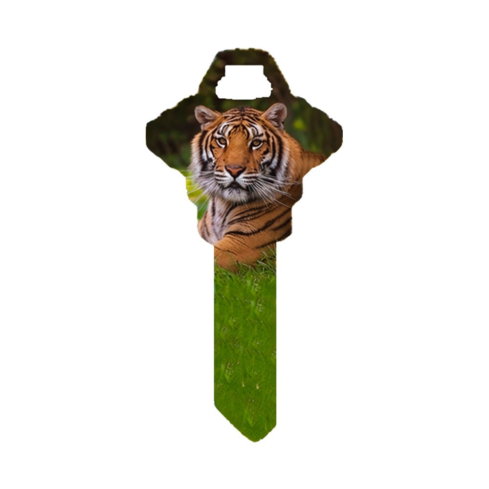 202-SC1 Tiger Key Blank Nickel