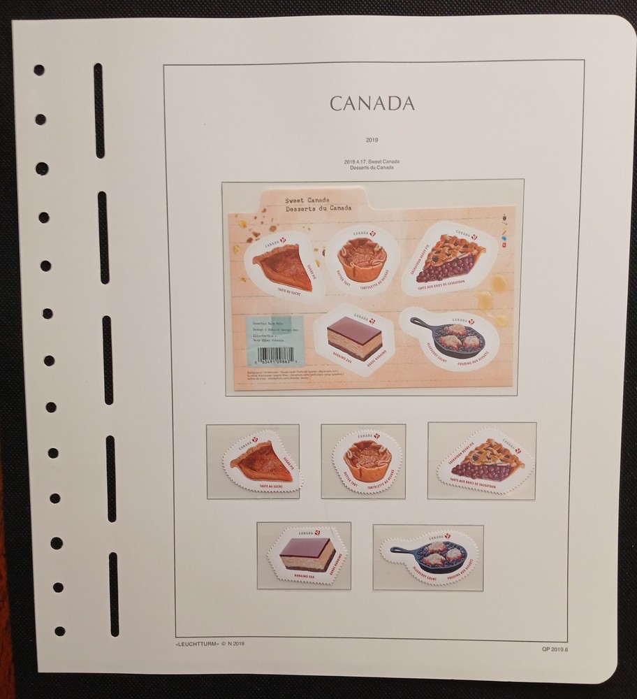 2019 Canada Year Set On Lighthouse/Leuchtturm Hingless Pages