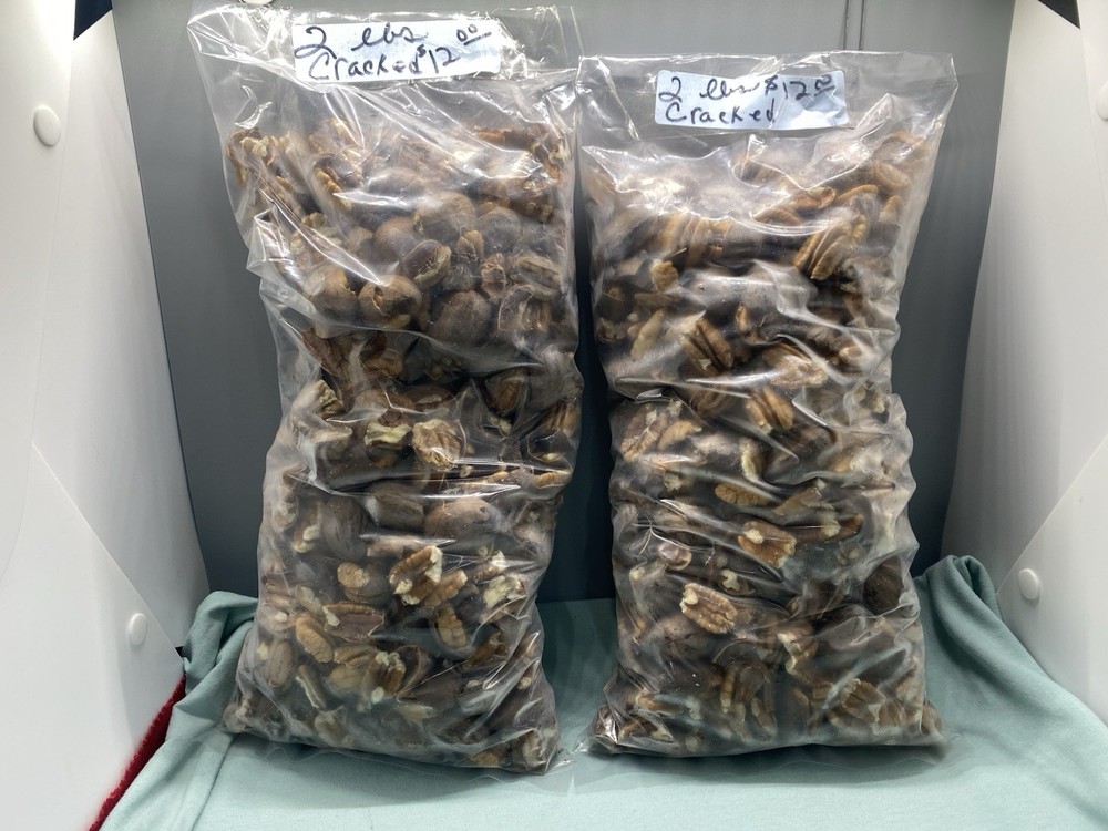 Oklahoma Cracked & Blown Pecans 2 Pound #25-109