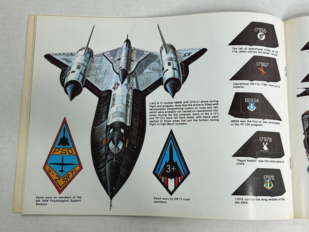 SR-71 Blackbird In Action Book