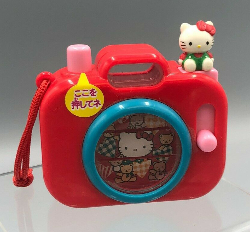 1997 HELLO KITTY Unopen FULL Mechanical CAMERA CANDY CONTAINER Sanrio Vintage