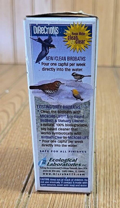 LM Microbe-Lift Birdbath Clear 4 oz
