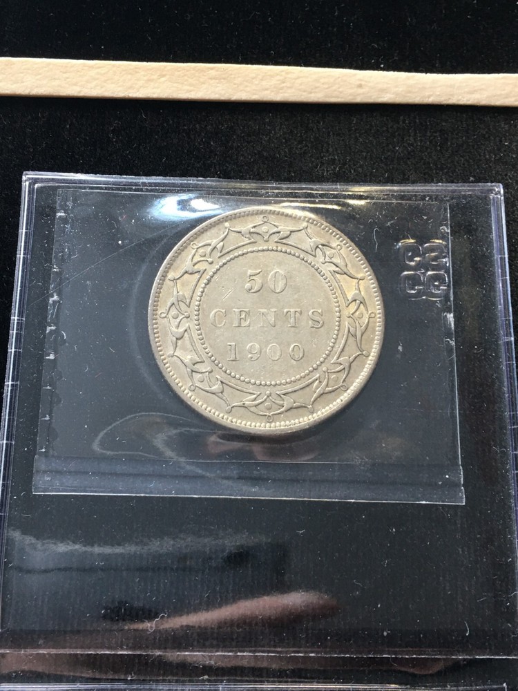 1900 CCCS Graded Newfoundland, Fifty Cent **EF-40**