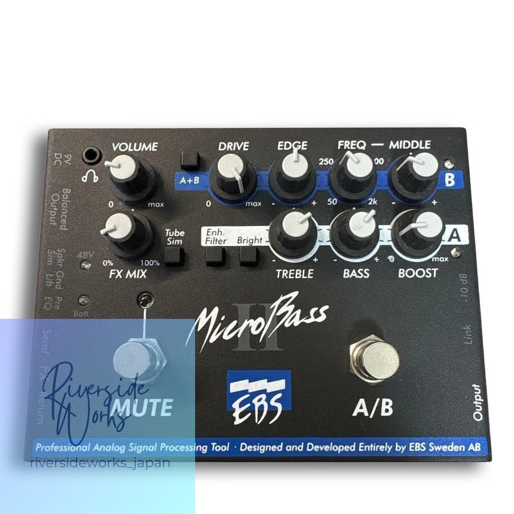 EBS MicroBass Bass Effects Pedal