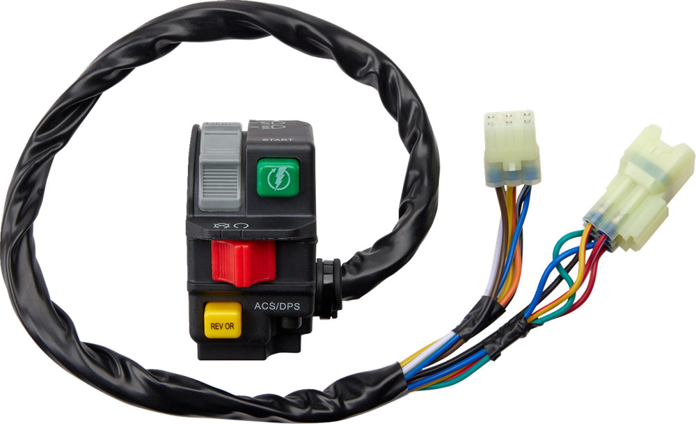 MOOSE OFFROAD Switch Block Assembly 0616-0413 Reliable Handlebar Switch