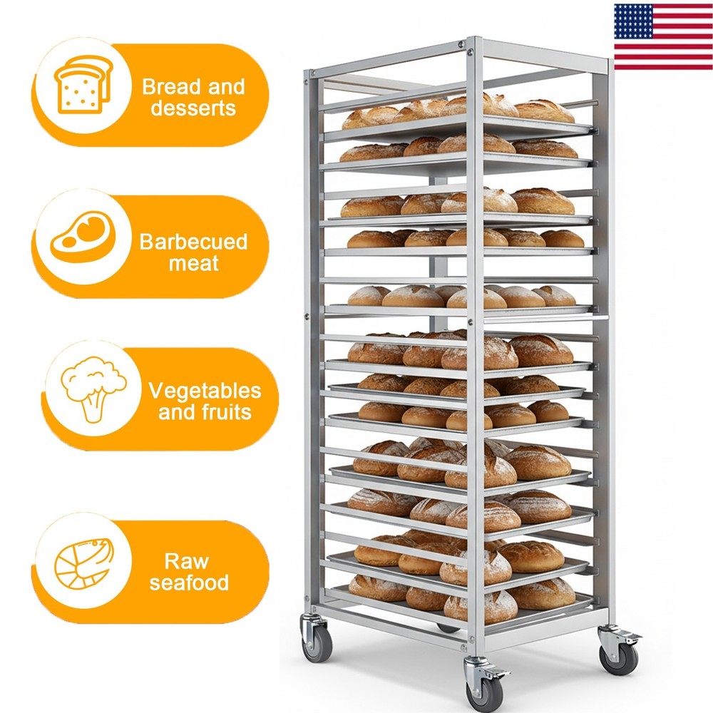 20 Sheet Bun Pan Bakery Rack for Commercial Kitchen