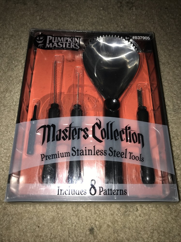 Pumpkin Masters Carving Kit With 8 Patterns