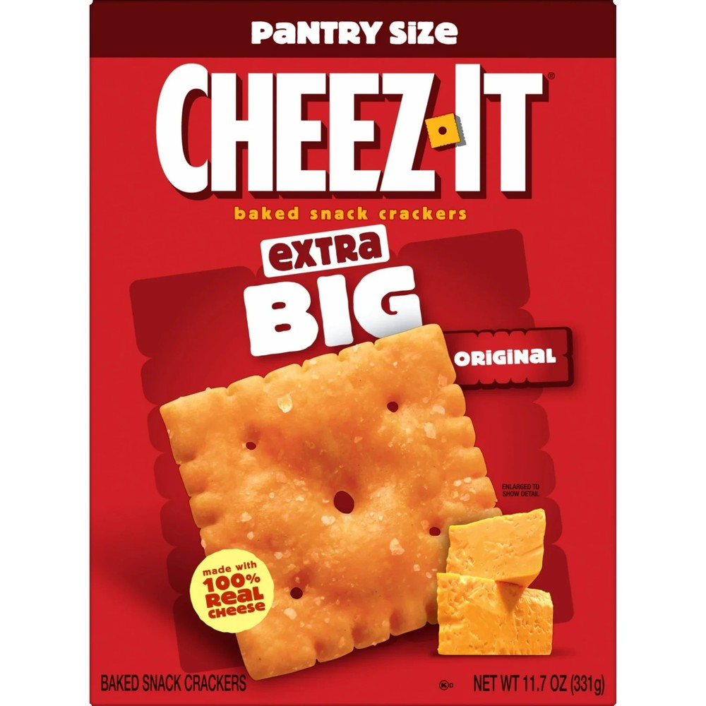 Cheez It Extra Big Baked Snack Crackers 11.7oz