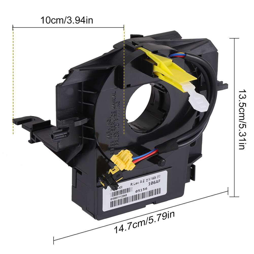 Steering Wheel Clock Spring with Angle Sensor For Jeep Wrangler JK 2007-2018