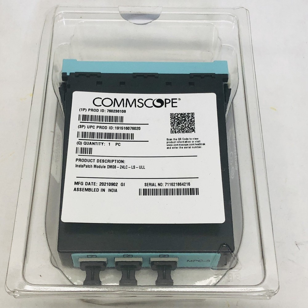 COMMSCOPE #DM08-24LC-L8-ULL INSTA PATCH MODULE