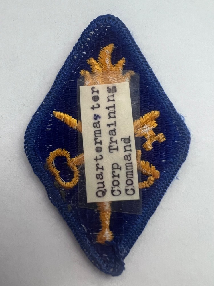 Quartemaster Training And Command US Army Patch