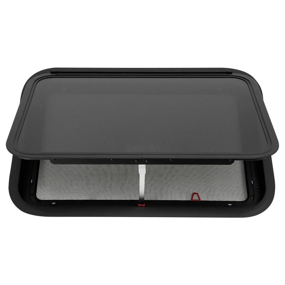 RV Exit Window Push Out Rectangular Glass Camper Window Venting Window 30-40°