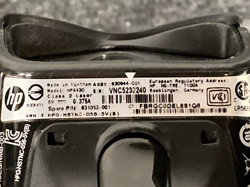 HP HP4430 Handheld Barcode Scanner (Unit Only)