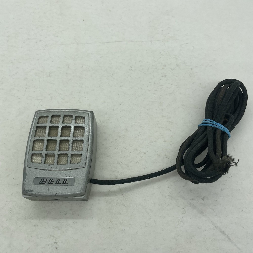 Vintage BELL Crystal Microphone -UNTESTED- no CONNECTOR SEE