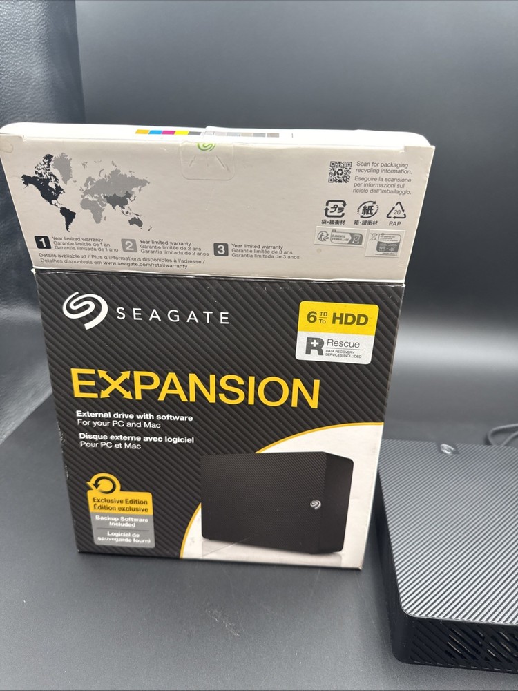 Seagate Expansion 6TB external Drive With Software