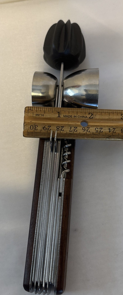 Esquire Network 9 IN 1 COCKTAIL MULTI TOOL, BARTENDER MUST HAVE KITCHEN ITEM