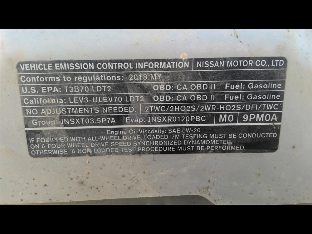 2013 - 2020 NISSAN PATHFINDER Chassis ECM Supply Engine Compartment Power