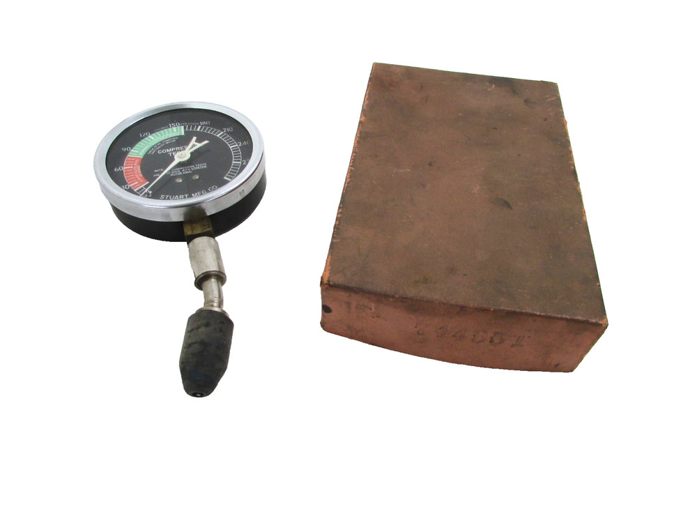 STUART MFG, Co. COMPRESSION TESTER, POUNDS PRESSURE 0 - 300