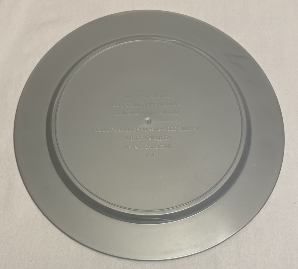 Star Trek Plastic Holographic Collector Plate Kellogg 2009 EUC