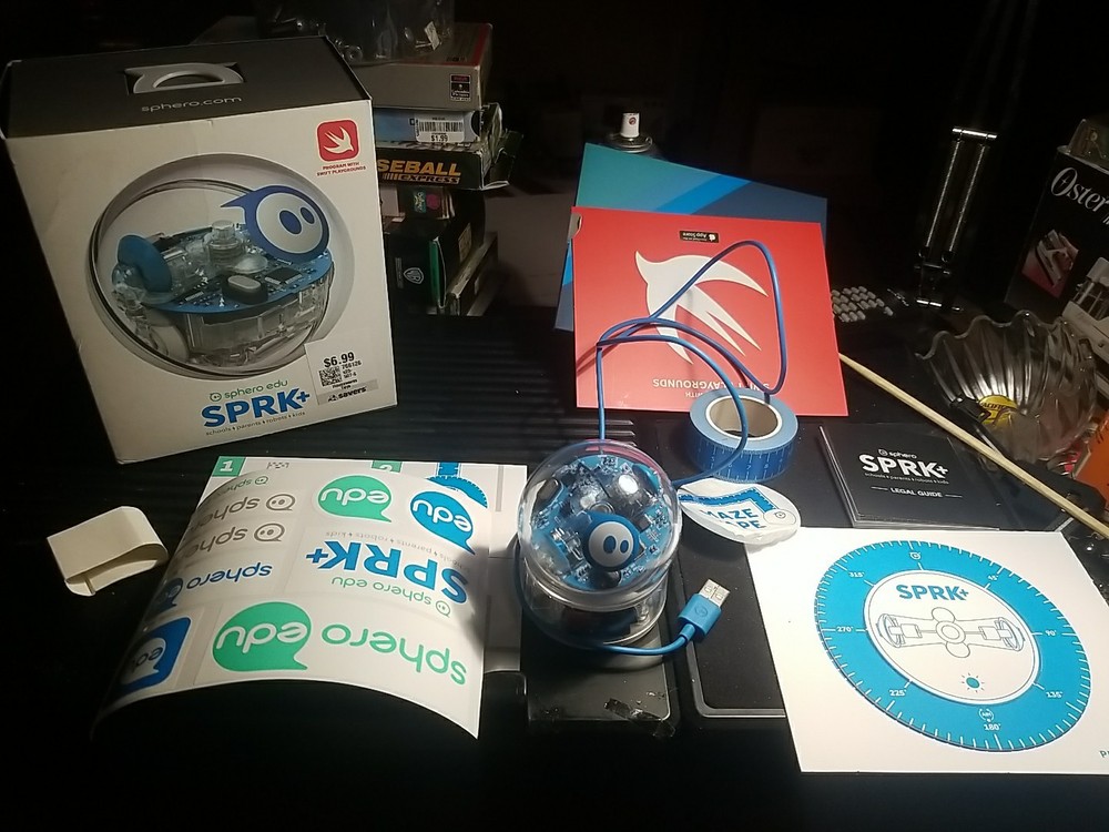 Sphero SPRK+ App-Enabled Robot Ball w/ Programmable Sensors + LED Lights - STEM