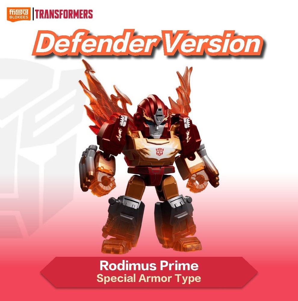 Blokees Transformers Rodimus Prime Special Armor Type Defender Version 04 Model