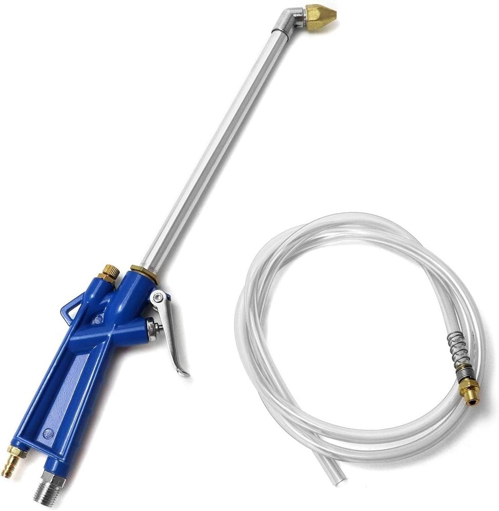 Effective Pneumatic Engine Cleaning Gun - Extended Nozzle & 4Ft Hose Included