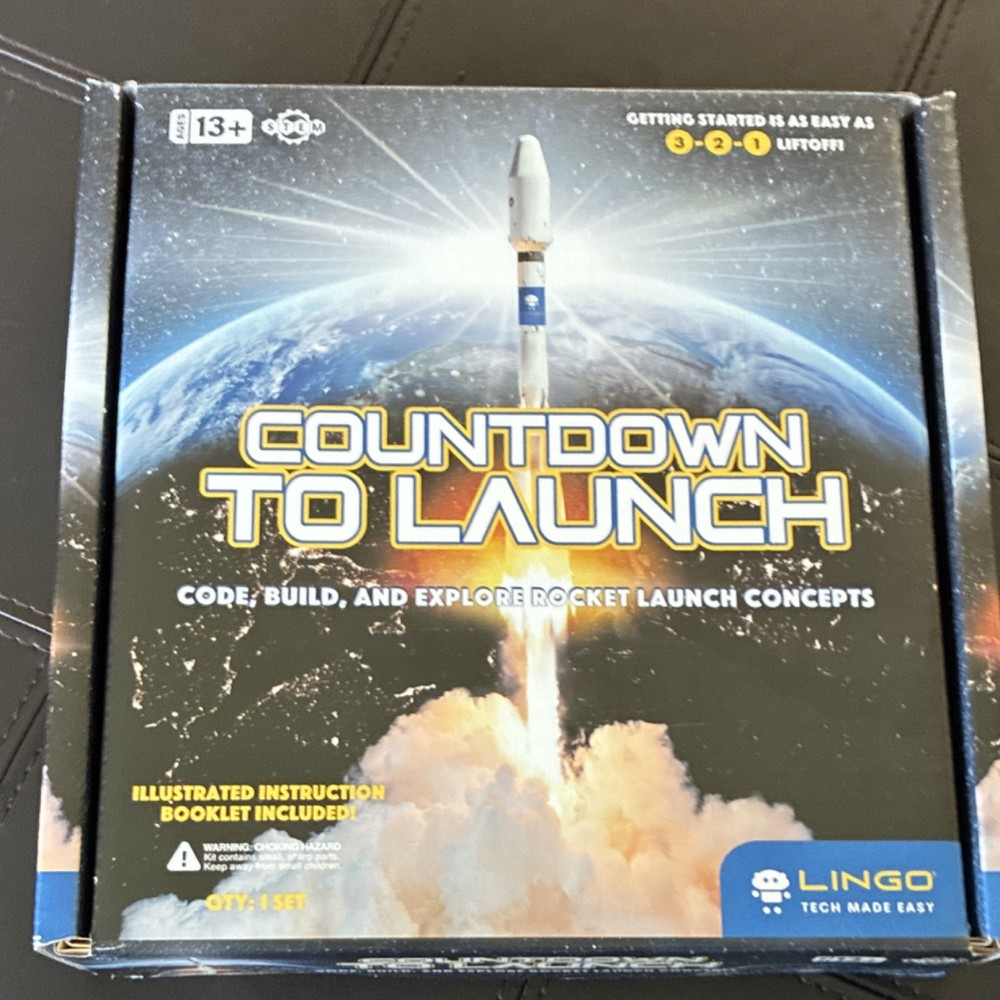 Lingo Countdown to Launch Rocket Concepts STEM Educational Kit, Ages 13 & Up