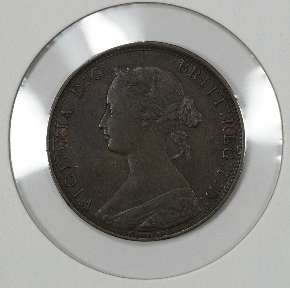 1862 Great Britain 1/2 Penny