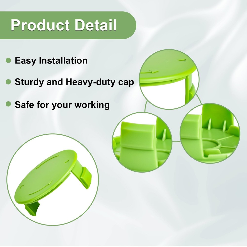 Bularie Trimmer Spools Cap Cover Replacement Compatible with Greenworks green