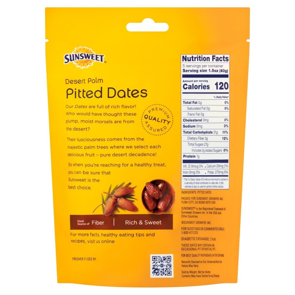 (2 pack) , Desert Palm Pitted, Dates, 8, oz