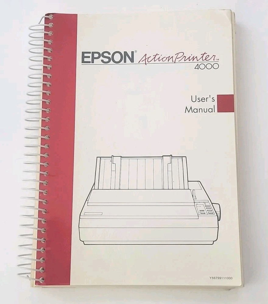 Epson Action Printer 4000 Users Manual + Epson Application Notes